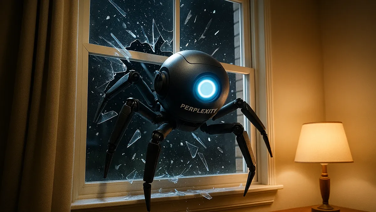 Ein Perplexity Crawler bricht in Wohnung ein